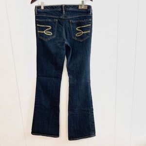 Seven7 Flare Wide Leg Dark Wash Jeans 32